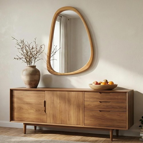 Irregular solid wood wall - irregular,